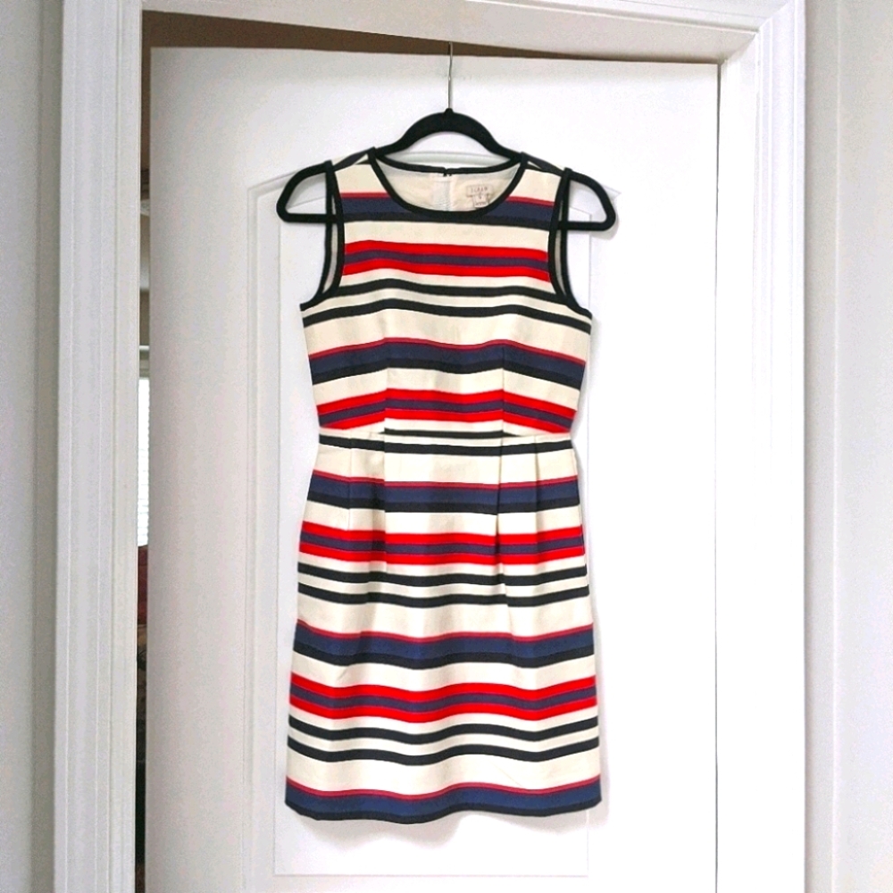 Cute J CREW Striped Dress
